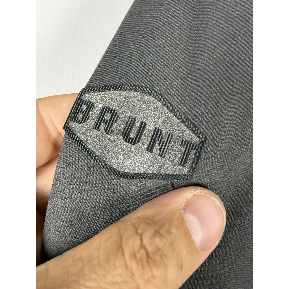 BRUNT Allard Tech Hoodie Mens Small Black Gray Lightweight Stretch Hard Hat - Picture 4 of 7